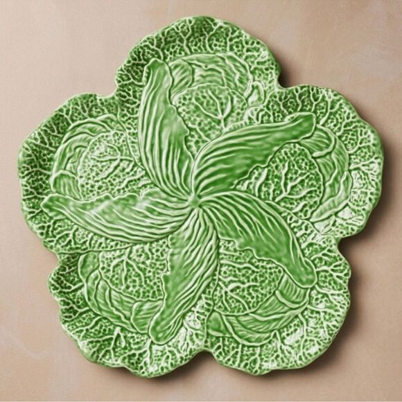 Fall Cabbage Stoneware Serving Platter by John Derian - Picture 1 of 6